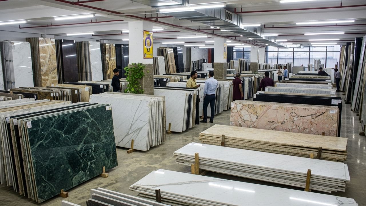 Challenges sourcing quality marble suppliers New Delhi Kirti Nagar showrooms