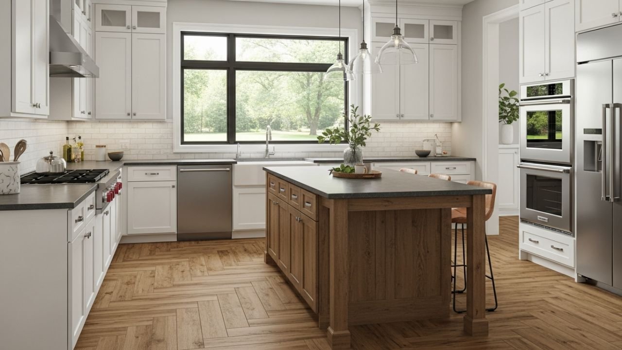 Wood-look porcelain tiles from Indian exporters in USA home project