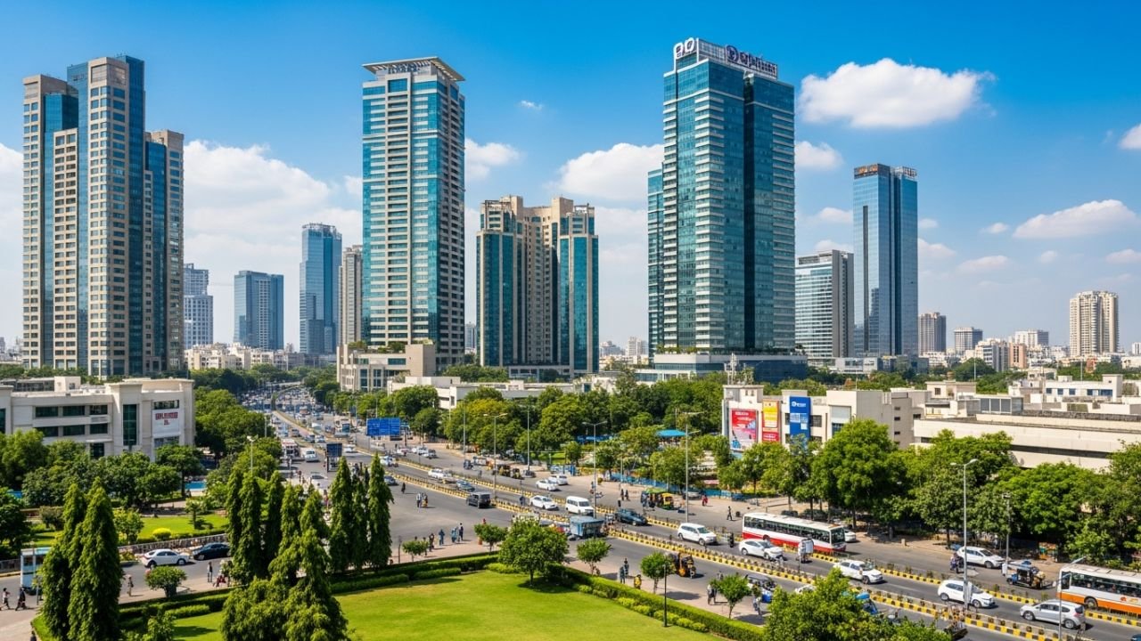 Buildings in Noida