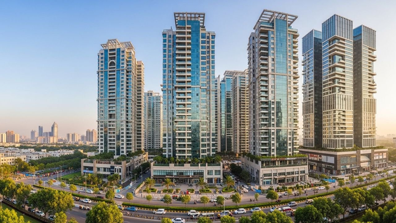 Buildings in Noida