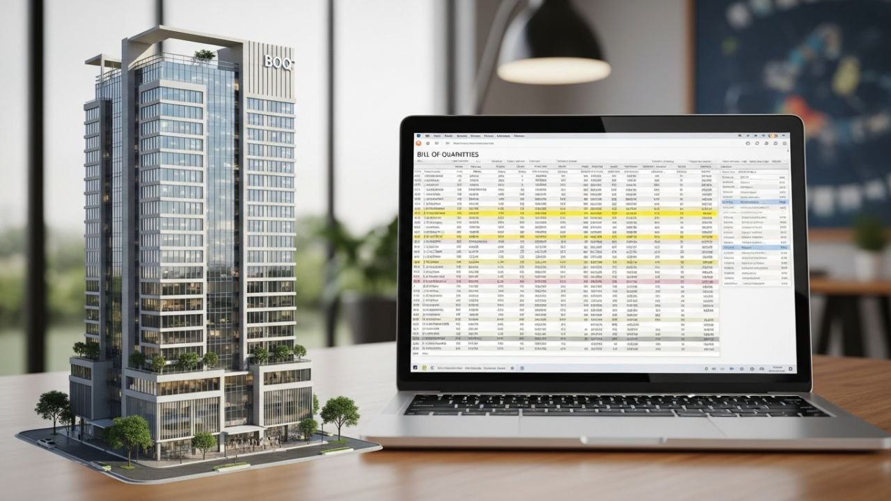 3D commercial office building visualization Delhi NCR example
