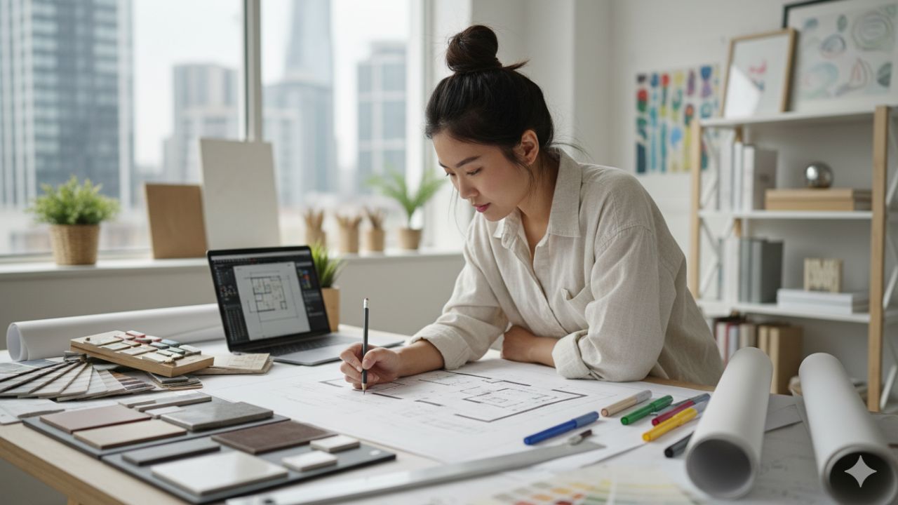 Working Interior Designer