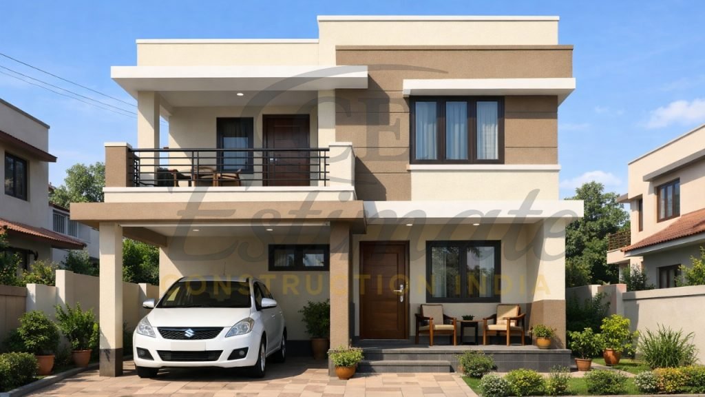 1200 Sq Ft House Design for Middle Class India