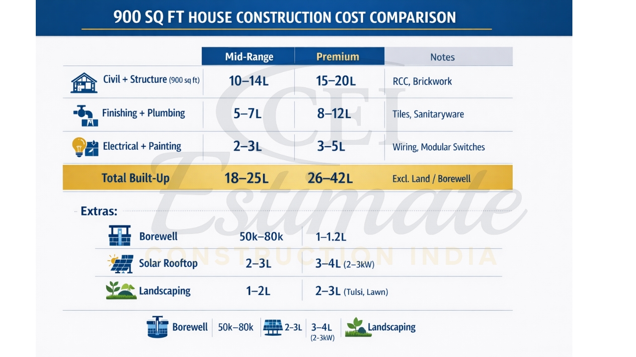 30×40 North Facing 2 BHK House Plans