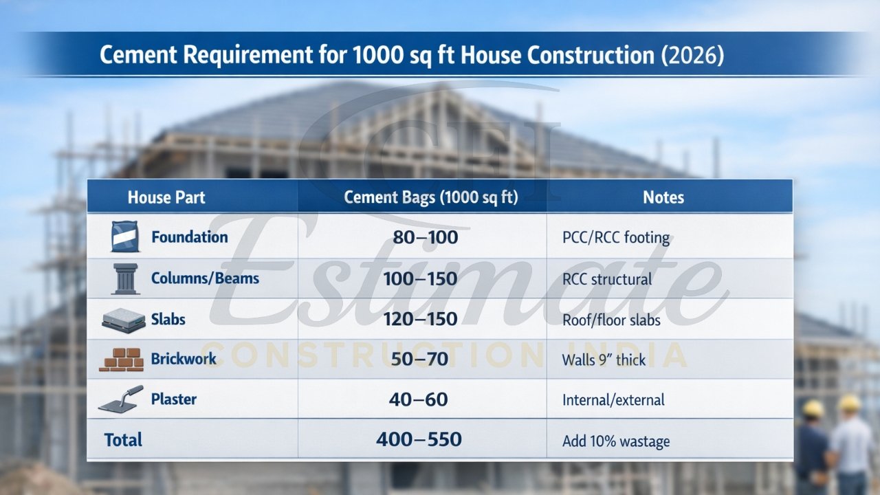 Best Cement for House Construction in India
