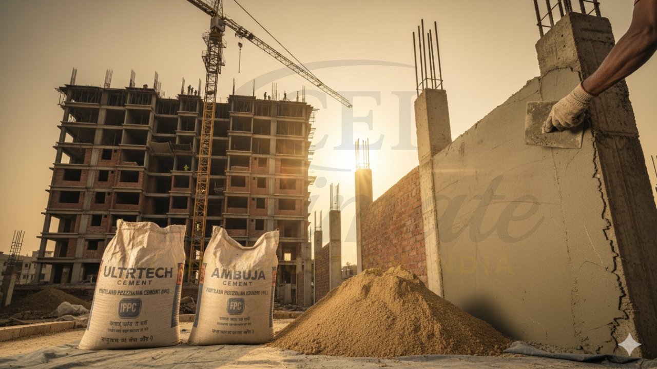 Best Plastering Cement Brand for Concrete Surfaces in India