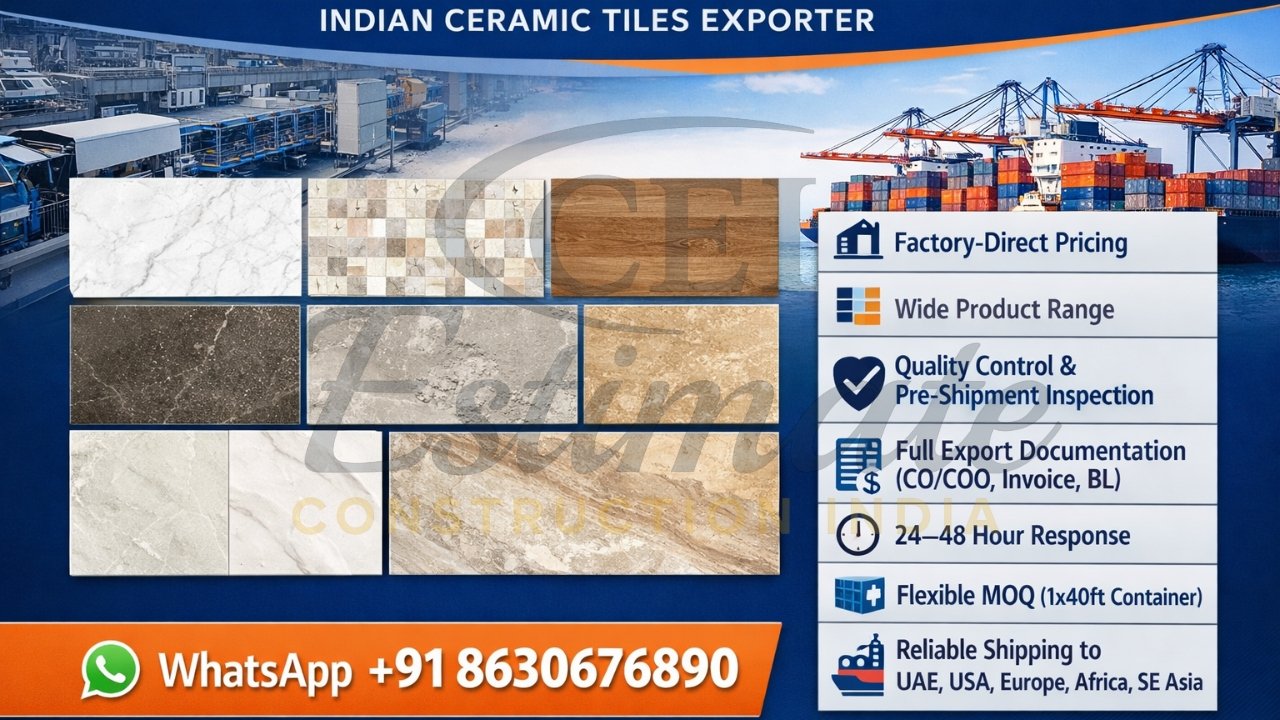Ceramic Tiles Exporter from India