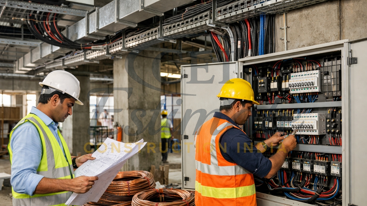 Electrical Work Average Cost Estimates in India