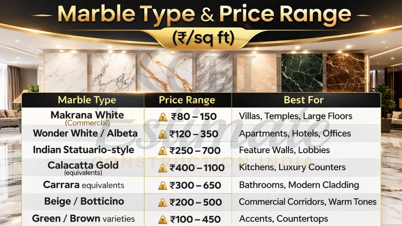 Marble Supplier in India