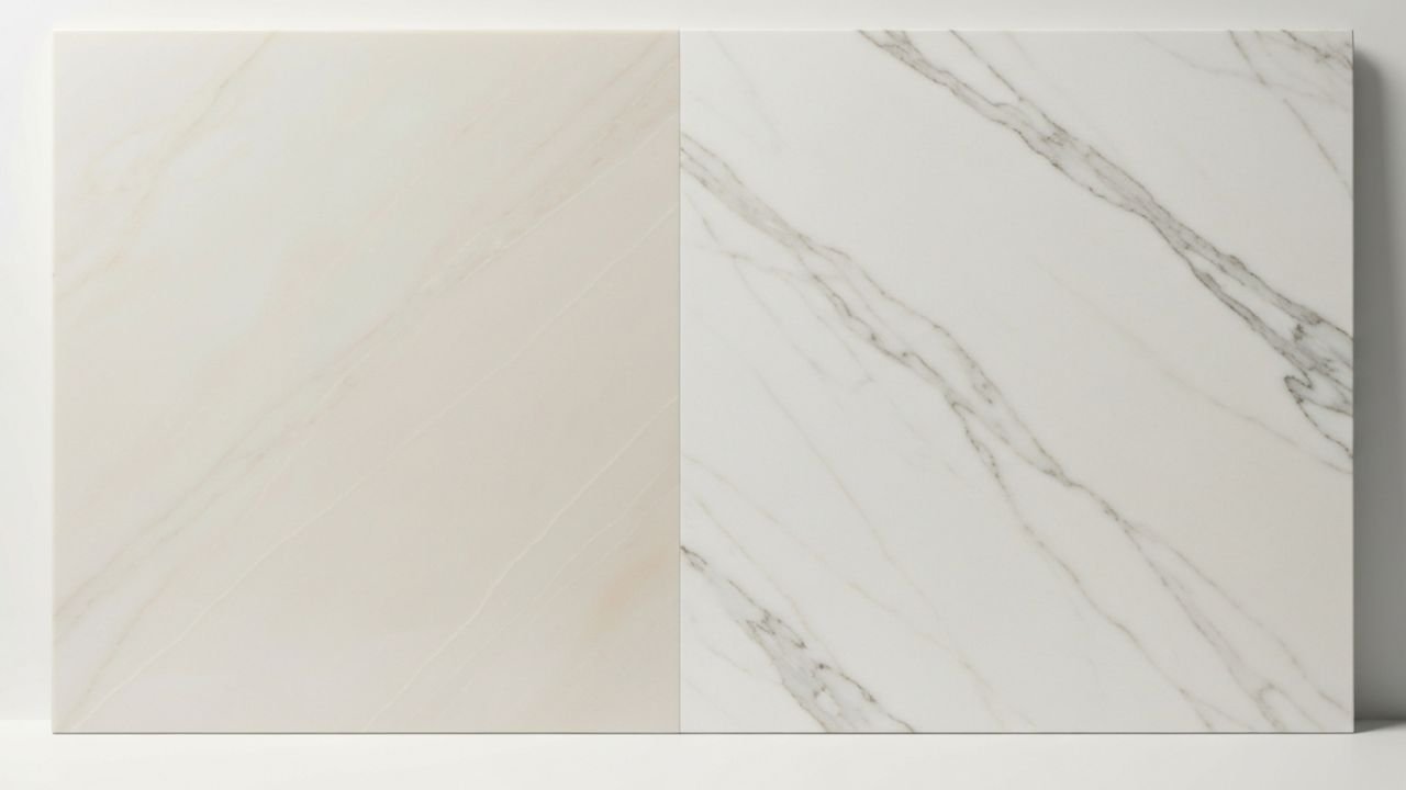 Genuine vs fake Italian marble comparison for Indian luxury projects 2026
