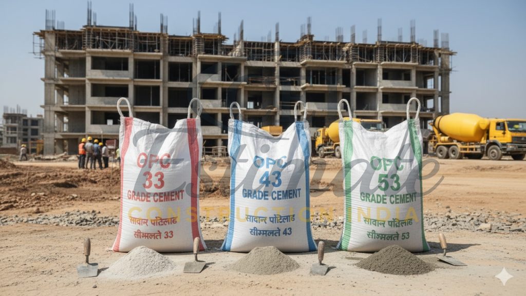 33 43 & 53 Grade Cement Difference in India