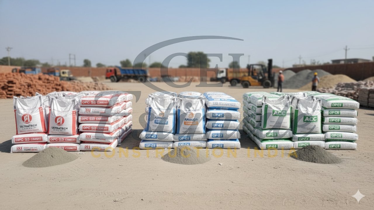 33 43 & 53 Grade Cement Difference in India