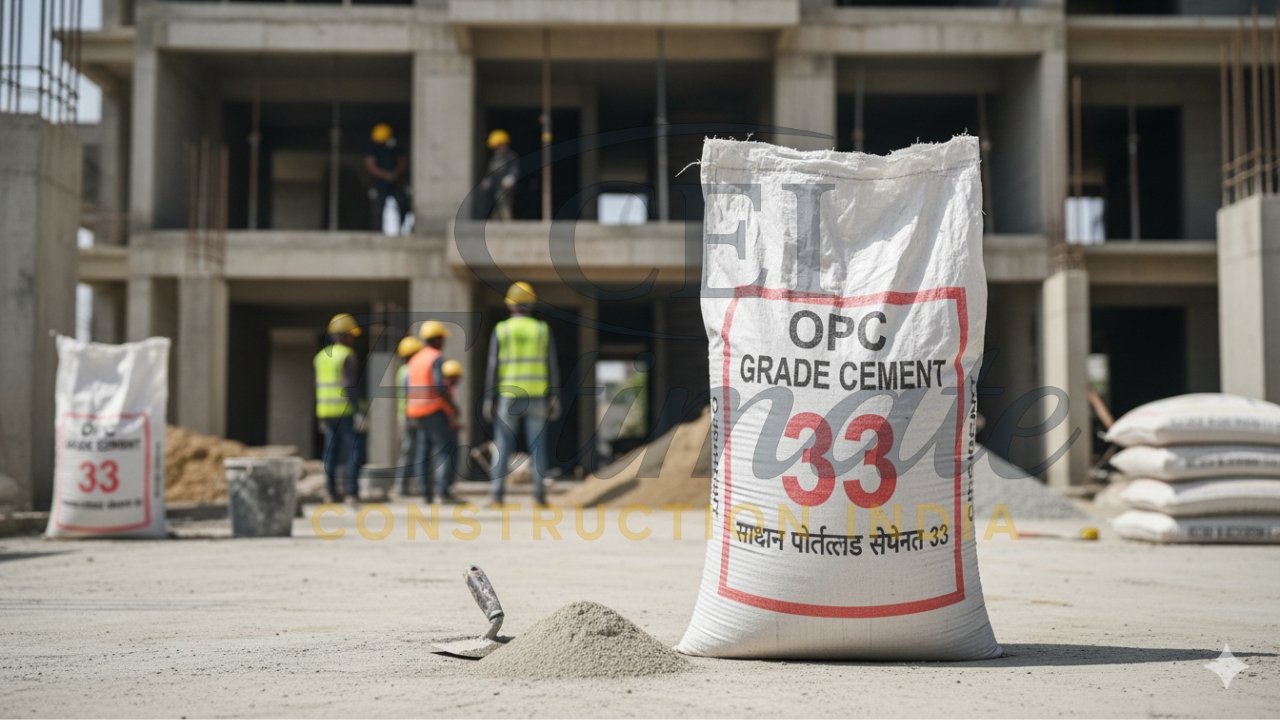33 43 & 53 Grade Cement Difference in India