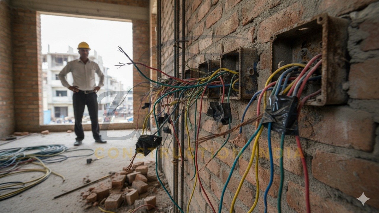 Poor electrical layout common errors building house India