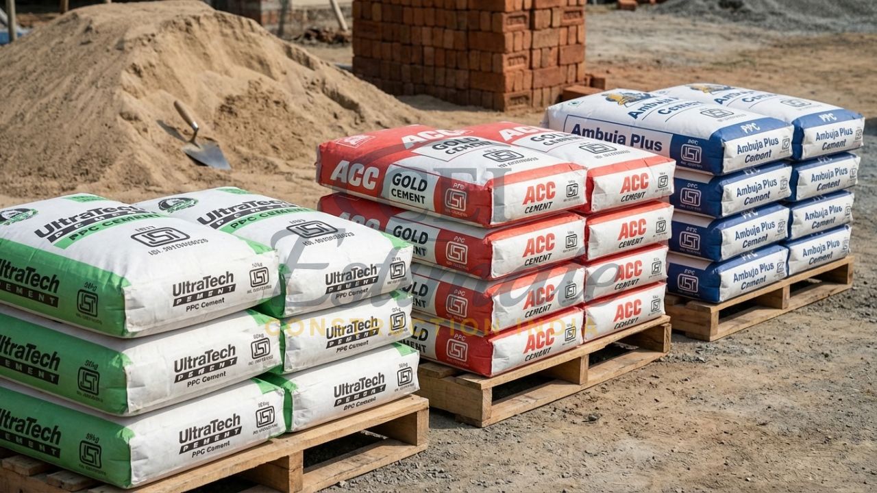 Best Cement for Column and Beam in India