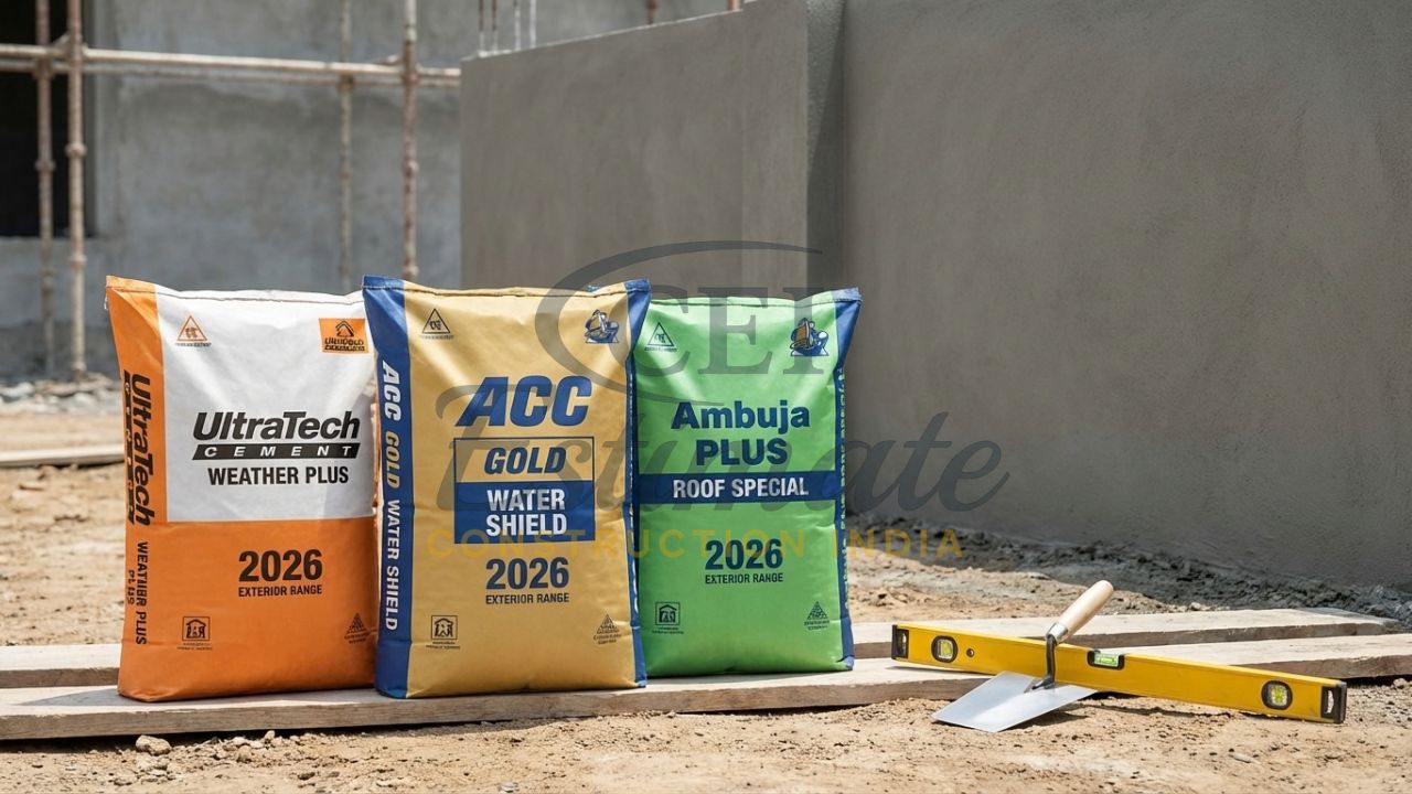 Best Cement for Exterior Walls in India 