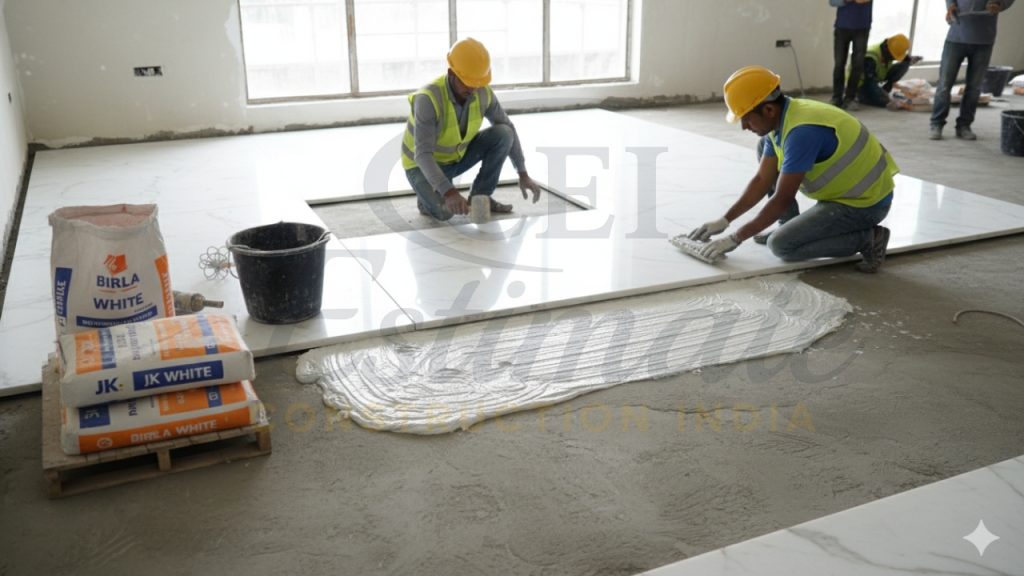 Best Cement for Marble Flooring in India