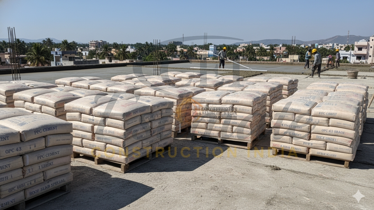Best Cement for Roof Grading in India