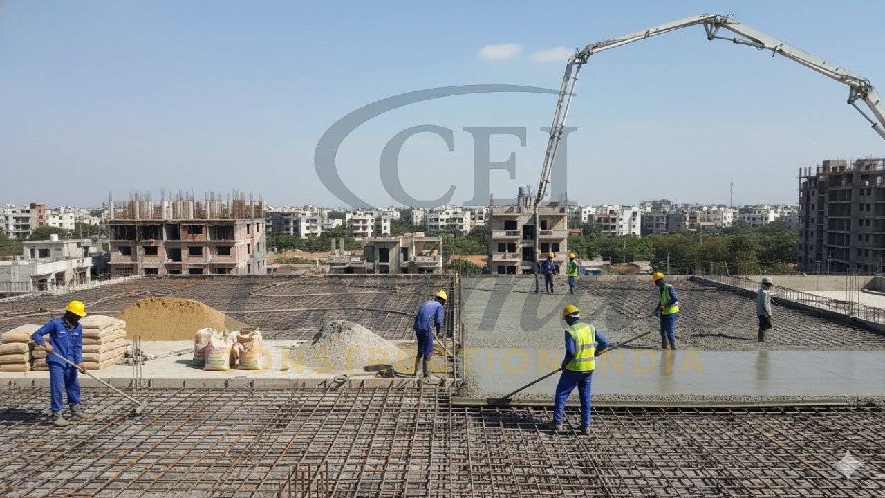 Best Cement for Roof Slab in India