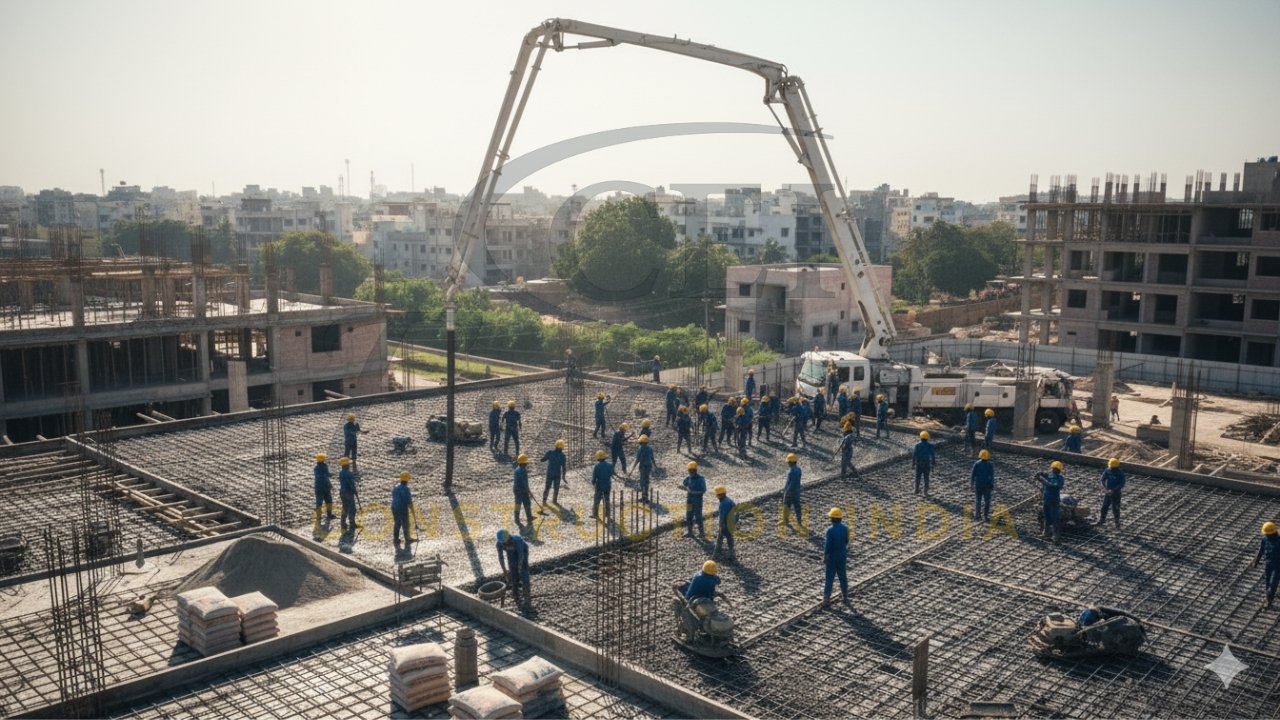 Best Cement for Roof Slab in India