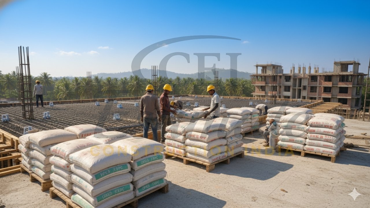 Best Cement for Roof Slab in India