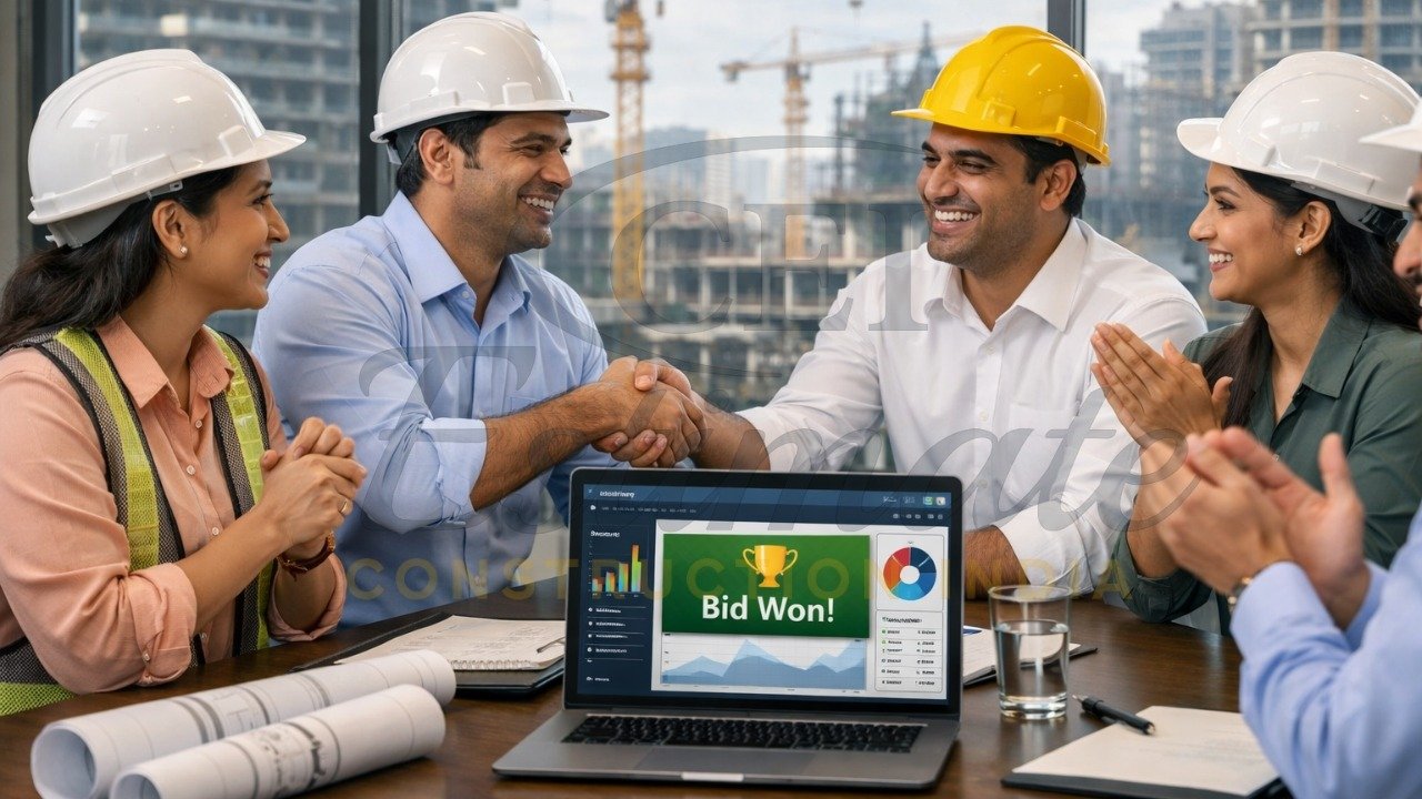 Contractors winning bids with bidding software India 2026