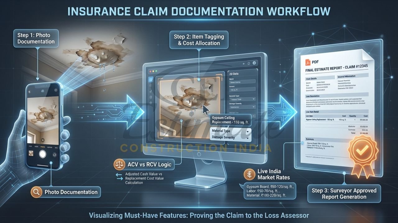 Best Construction Estimating Software for Insurance Claims & Restoration in India