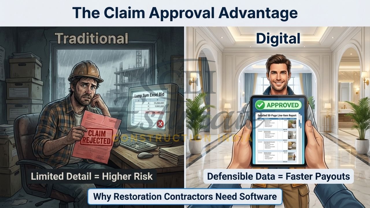 Best Construction Estimating Software for Insurance Claims & Restoration in India