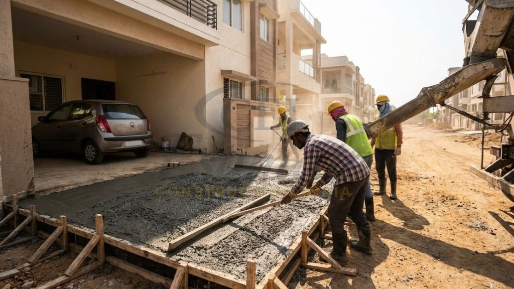 Cement Calculator for Driveway in India