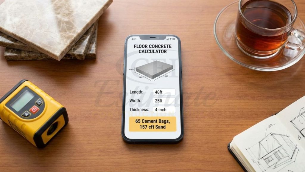 Cement Calculator for Floor