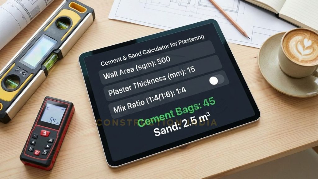Cement Calculator for Plastering