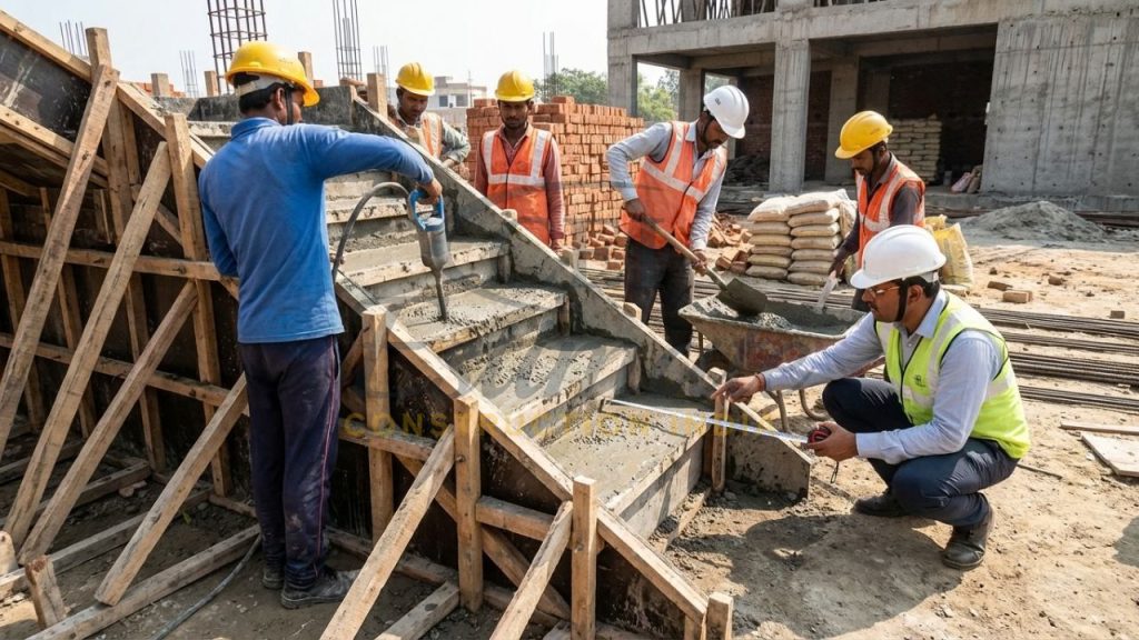 Cement Calculator for Stairs in India