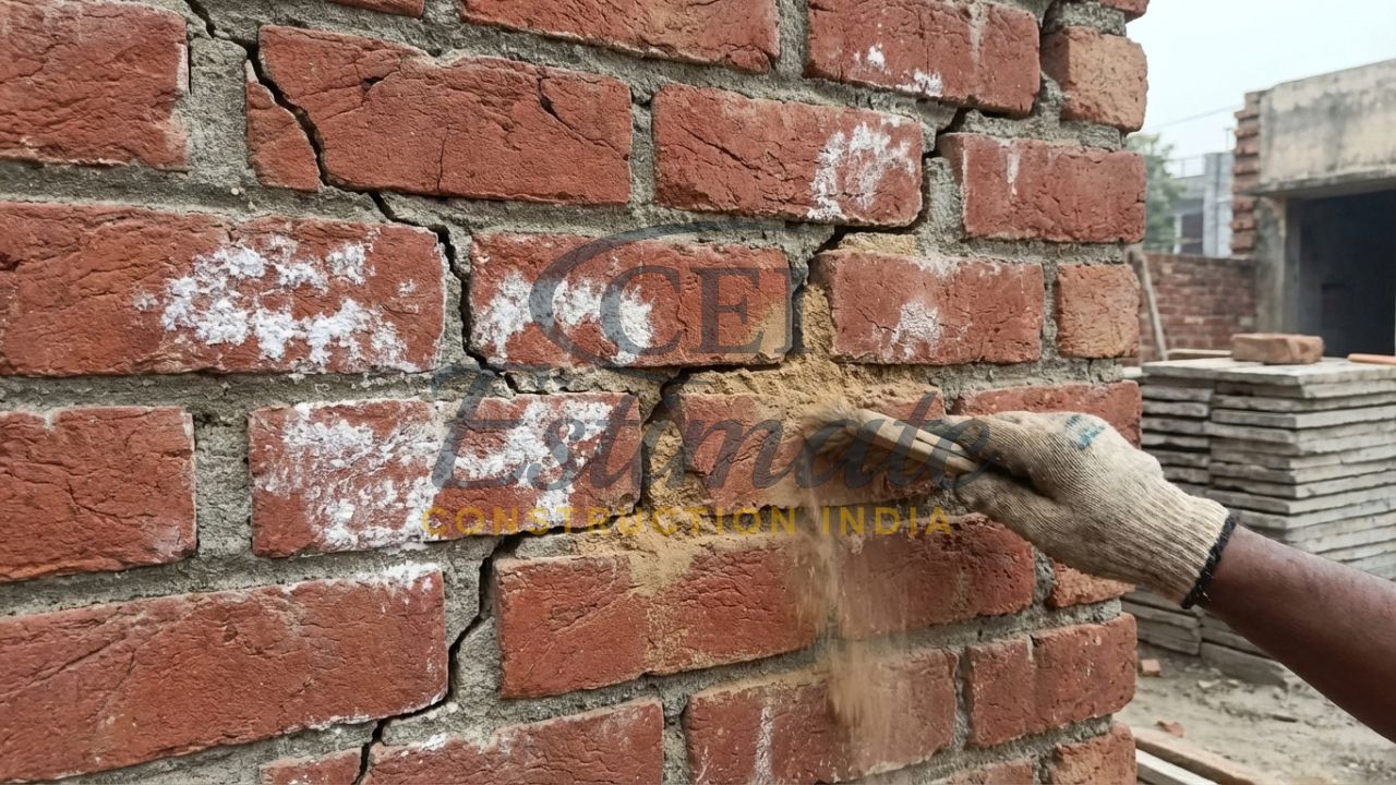 Cement Mortar Ratio for Brickwork in India