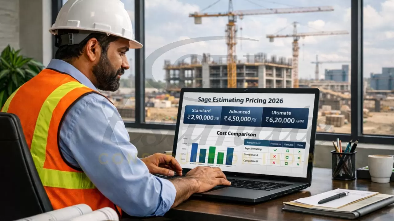 Indian contractor researching how much is Sage Estimating software 2026