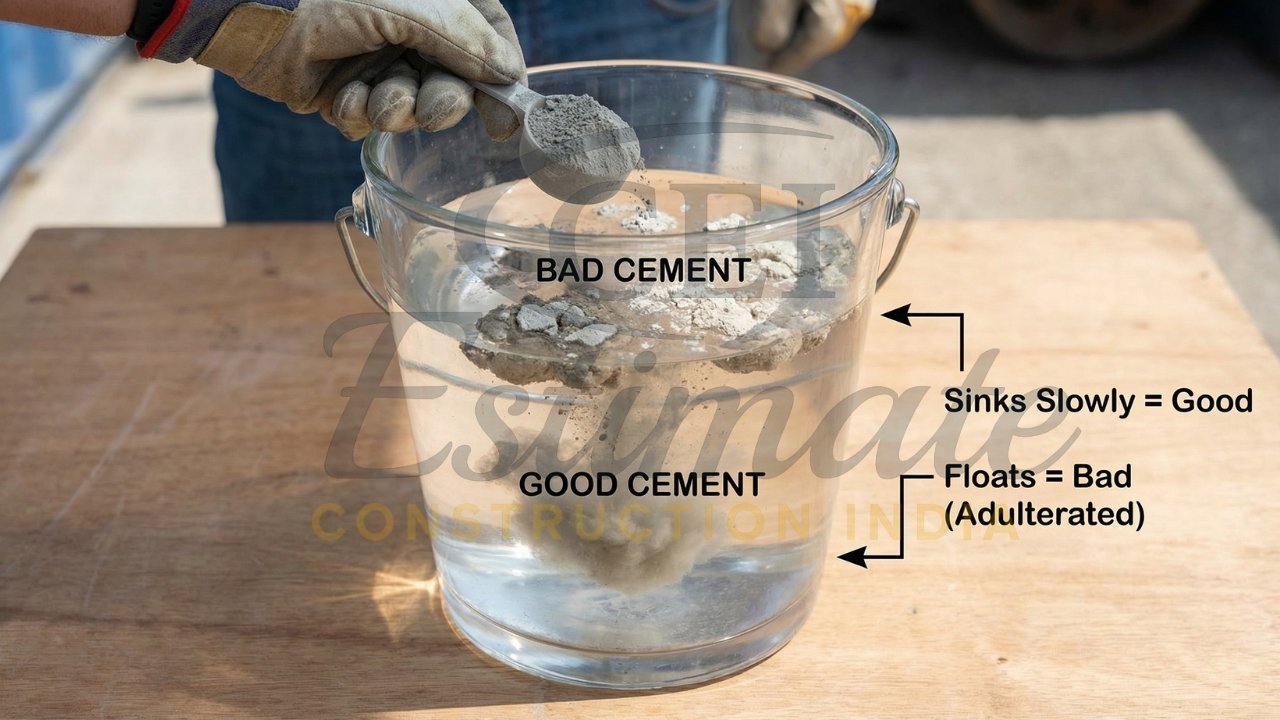 How to Check Cement Quality in India