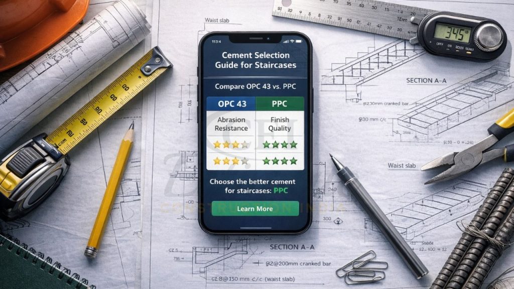 How to Choose the Best Quality Cement for Stair Construction in India