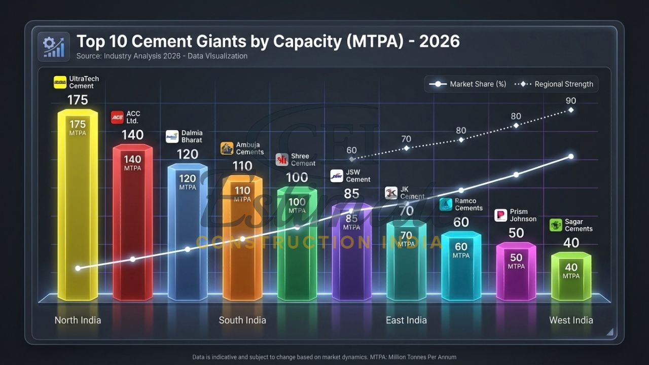 Top 20 Cement Companies in India