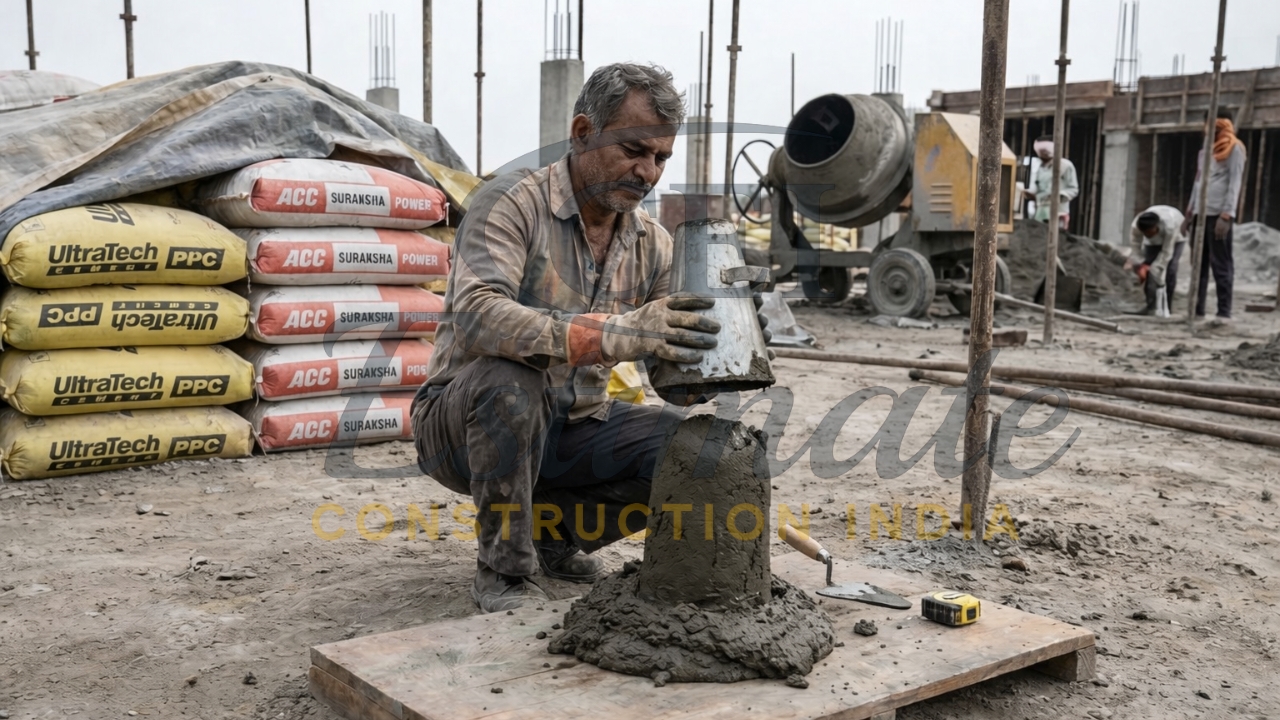 Water Cement Ratio for Plastering in India 