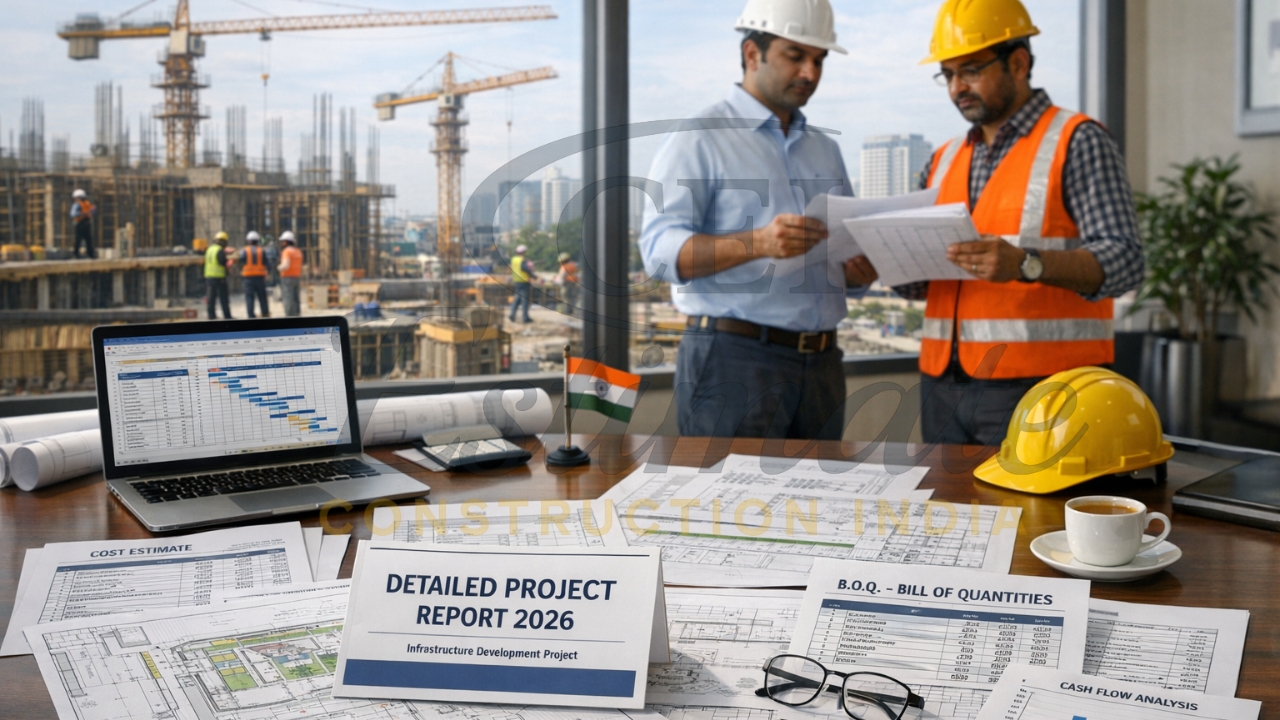 Professional DPR in construction India sample for 2026 projects