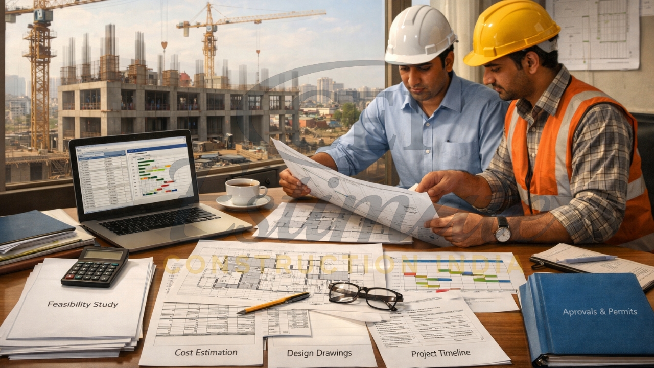 Main components of detailed project report in construction India