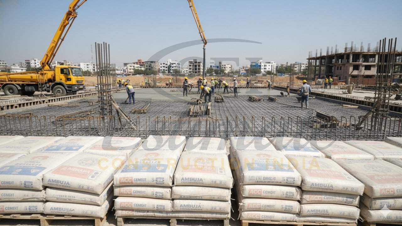Which Grade Cement Is Best for RCC Slab in India