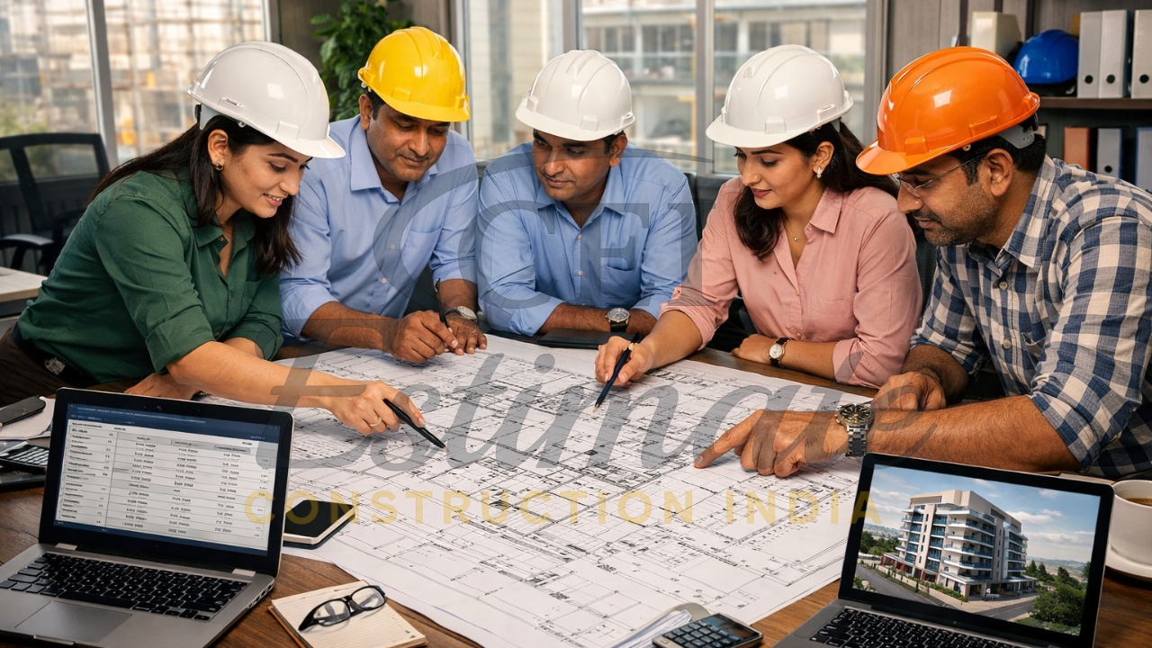 Construction Estimator India team delivering accurate BOQ services