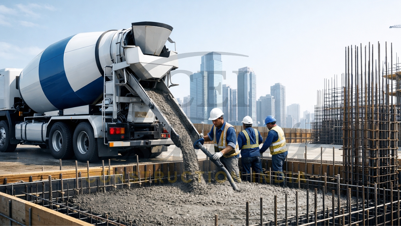 Concrete Cost Per Cubic Meter in India 