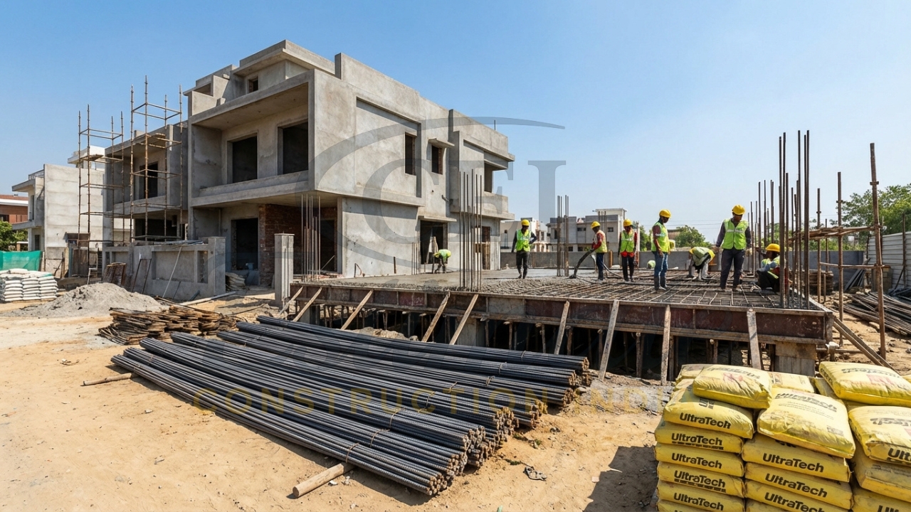 Construction Cost Per Square Foot in Delhi