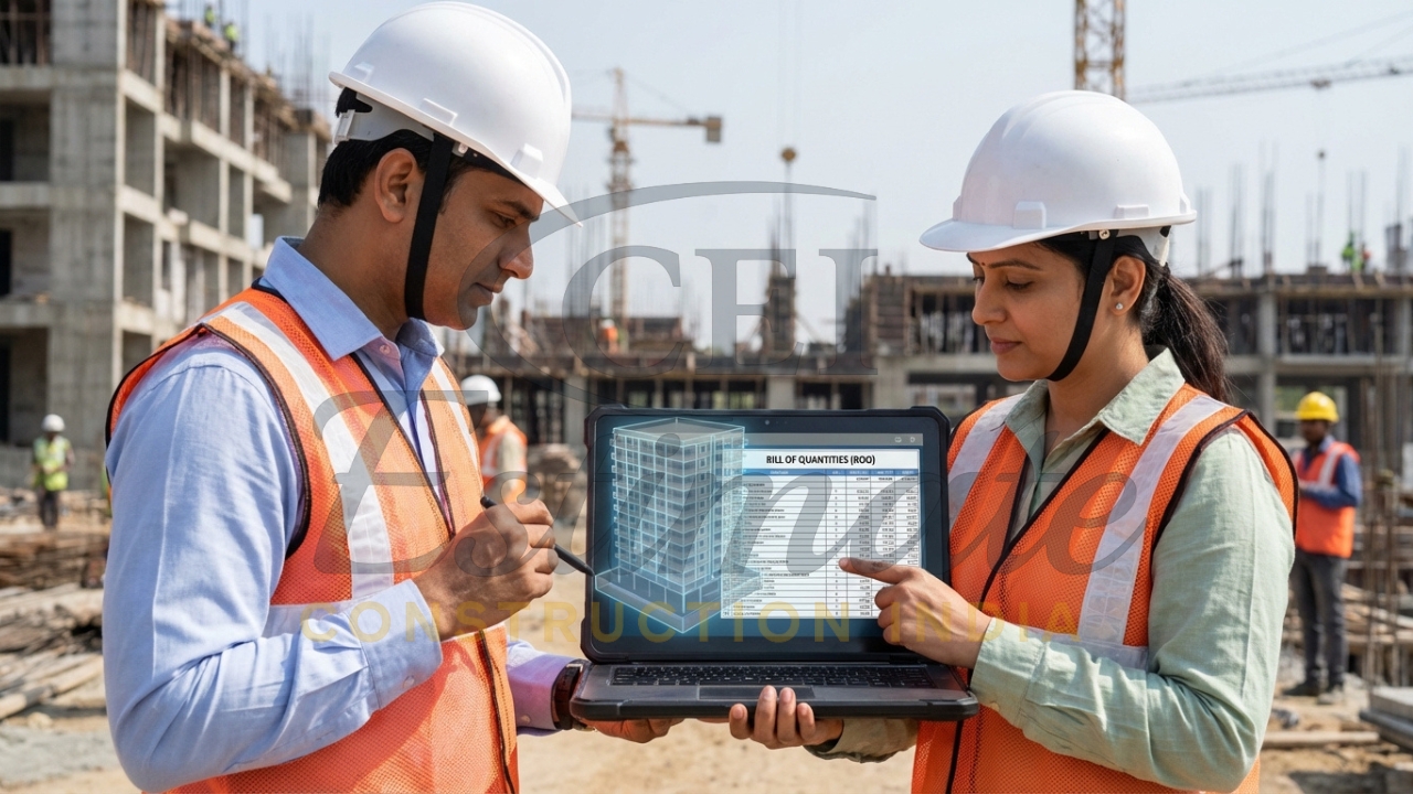 Construction Estimator India team providing accurate BOQ in Delhi NCR.