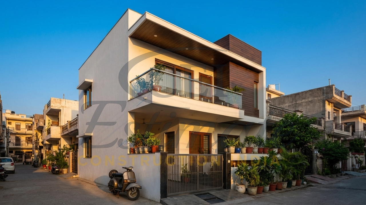Construction Cost for 1BHK House in India