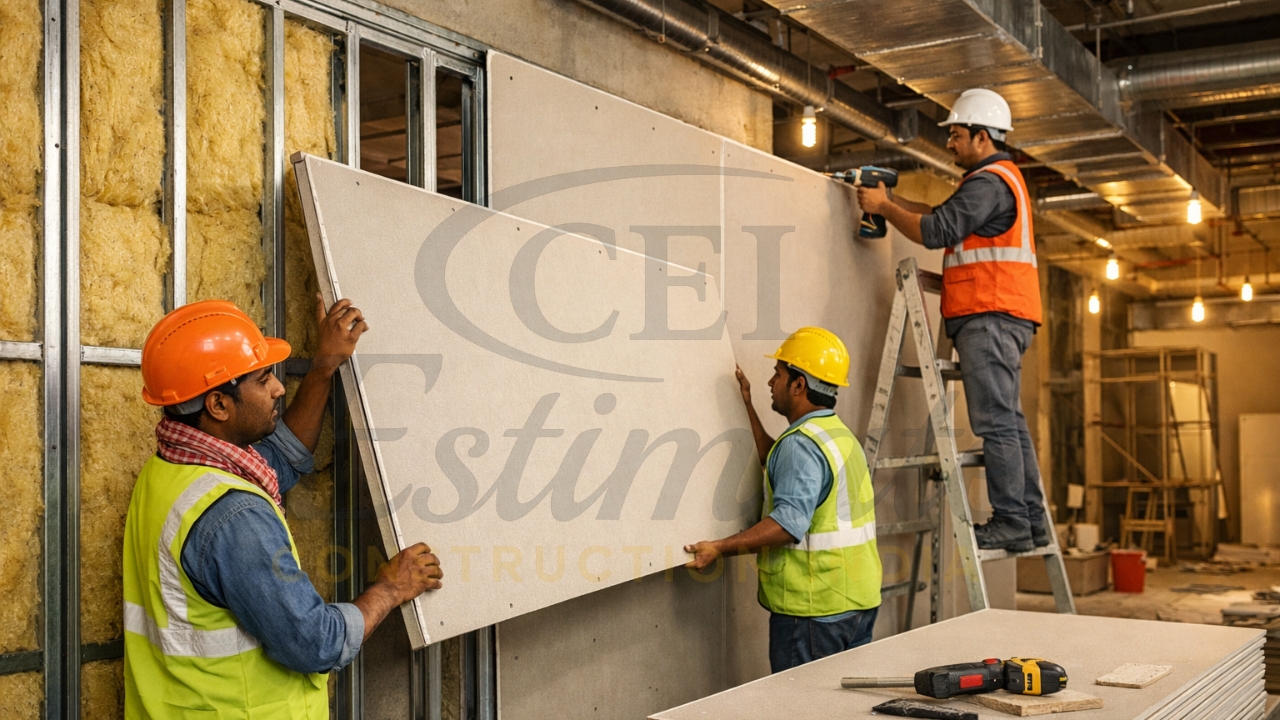 Drywall Cost Per Square Foot in India