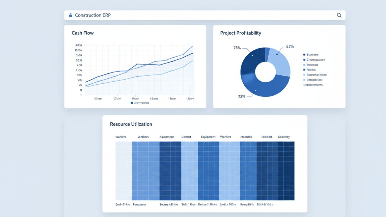 Construction ERP Analytics Dashboard