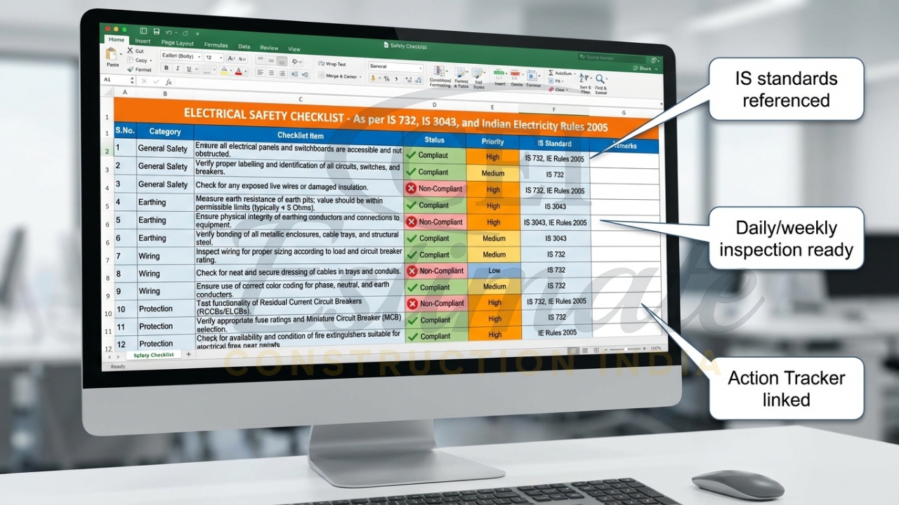 Electrical Estimate Format in Excel for Indian Contractors