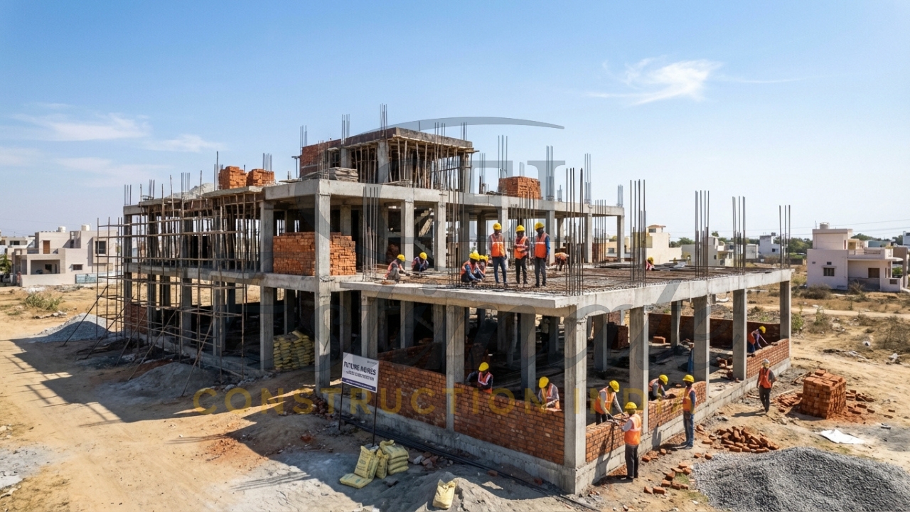 House Construction Cost Per Sq Ft in India